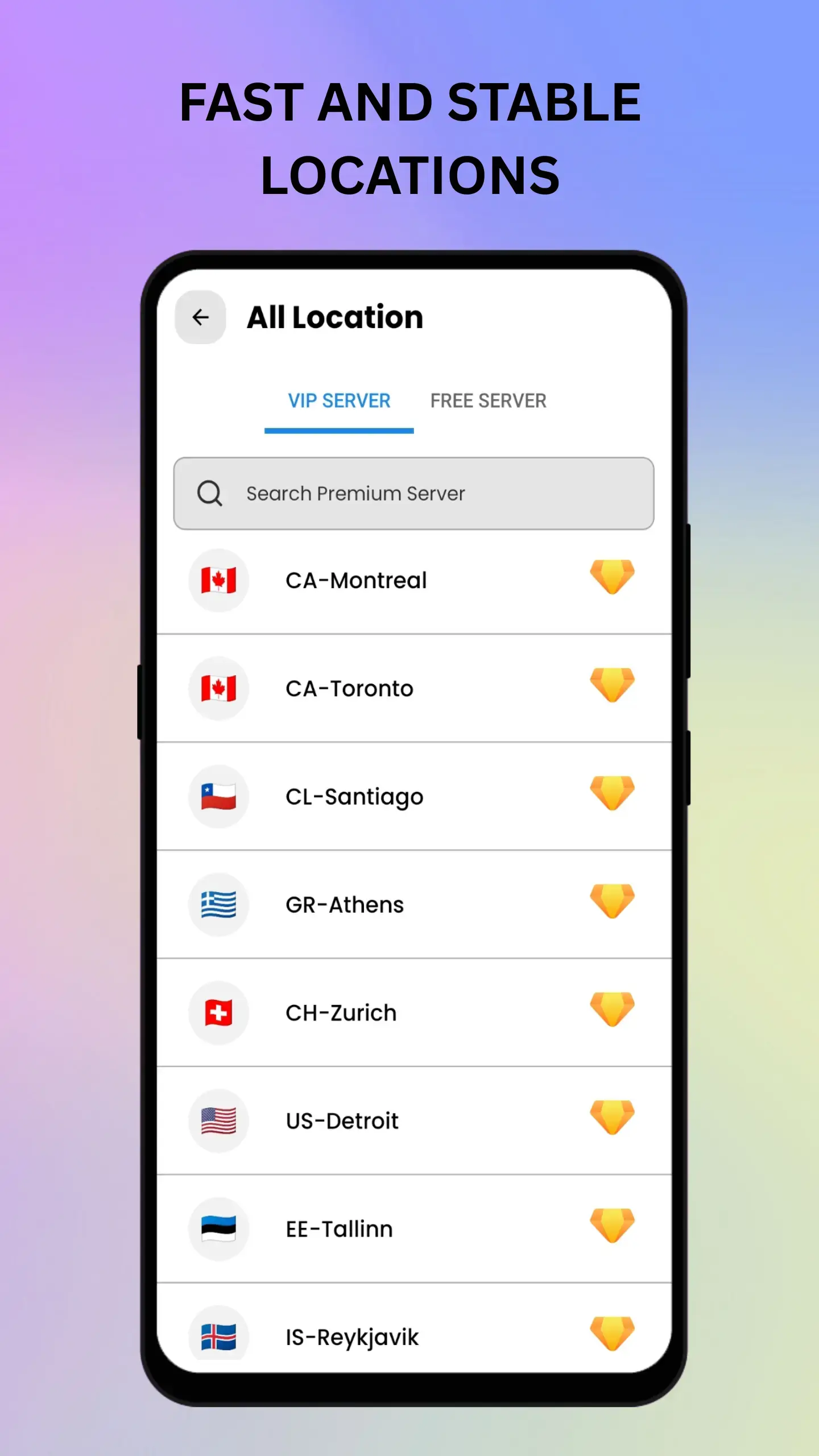 VPRN VPN global high speed servers